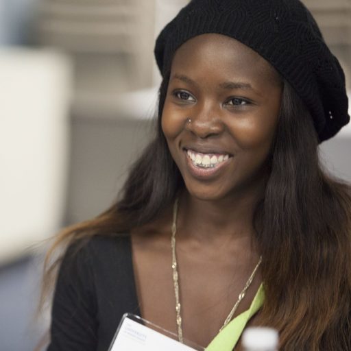 URI alum smiling