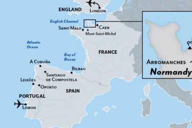 European Coastal Cruise Map